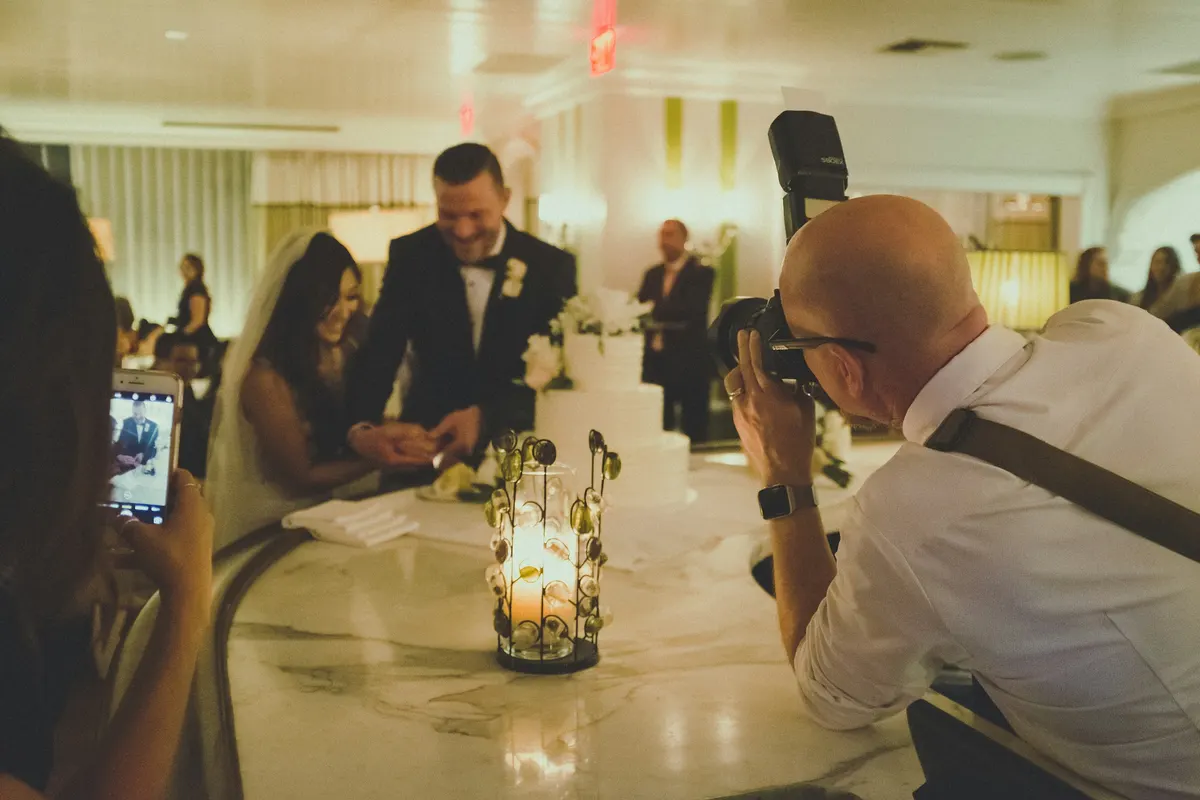 Fotógrafo trabalhando em um evento